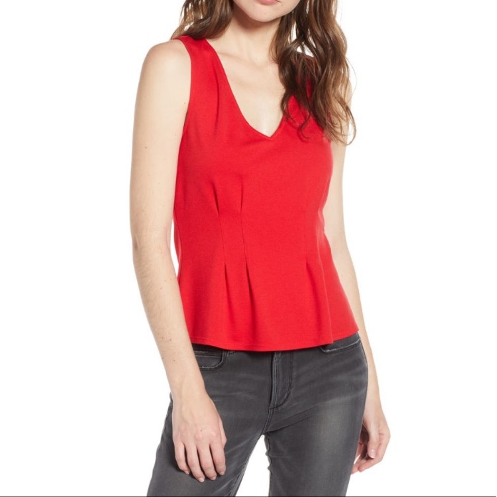 LEITH Peplum Tank